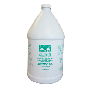 METROCHEM GRAFFOUTI LIQUID
GRAFFITI REMOVER 4/GL/CS