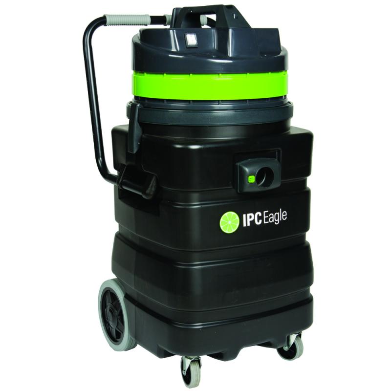 EAGLE WET/DRY VACUUM 24 GAL POLY TANK, PUMP OUT VAC 