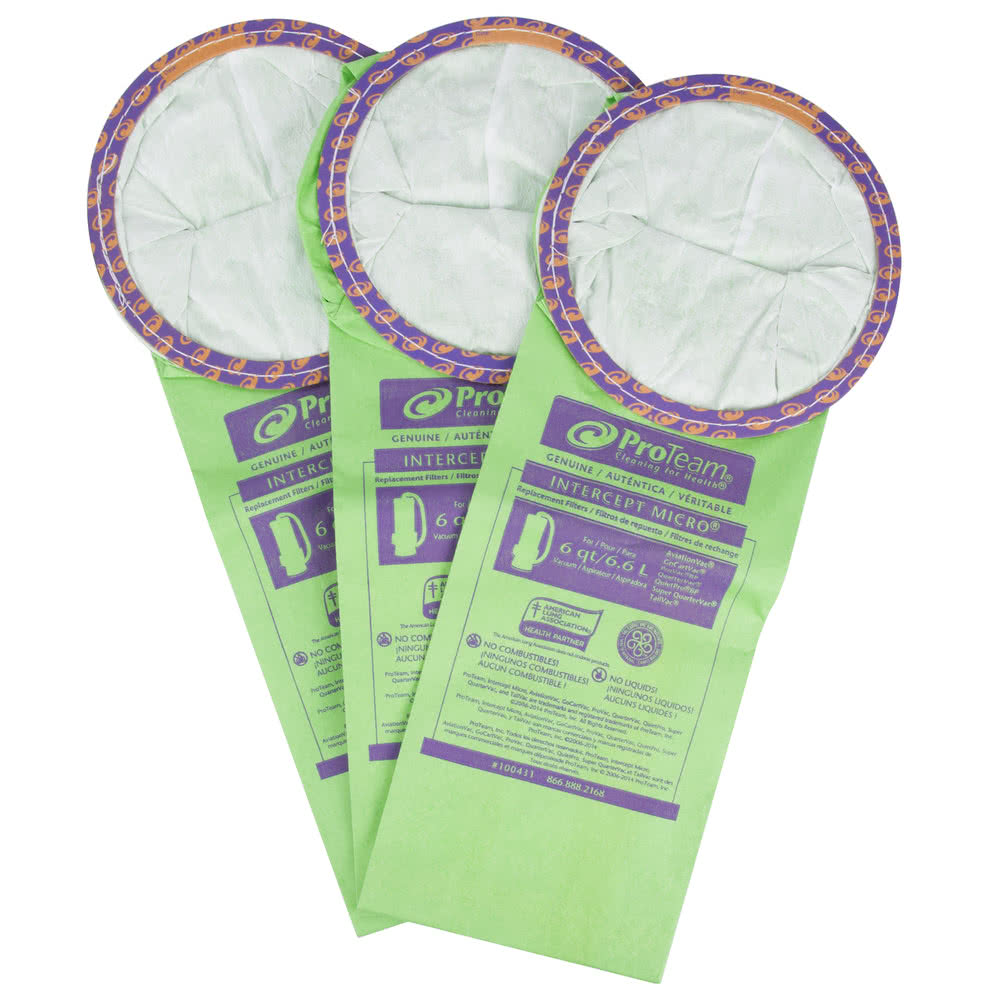 PROTEAM SUPER QUARTER VAC
BAGS (6QT) 10/PACK