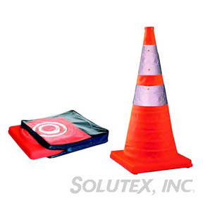 28&quot; COLLAPSIBLE TRAFFIC CONE
