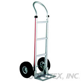 INDUSTRIAL HAND TRUCK WITH PNEUMATIC TIRES