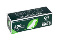 DOG WASTE BAG STATION (HOLDS 590-DOGBAGS) METAL WITH RECEPTACLE, SIGN ...