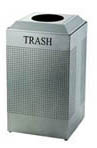 DCR24T SILHOUETTE 26 GAL &quot;TRASH&quot; RECYCLING CONTAINER