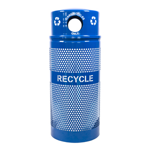 LANDSCAPE SERIES 34 GALLON  PERFORATED RECYCLING 