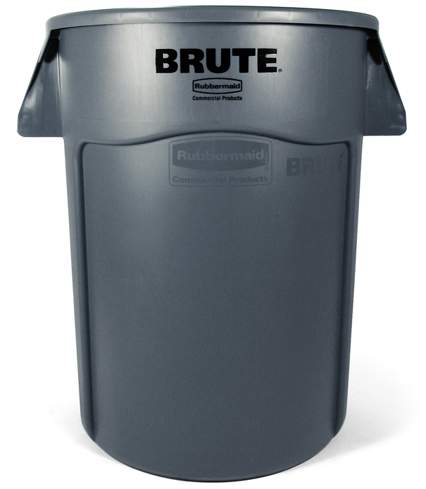 ROUND 32 GAL. BRUTE CONTAINER GRAY - RM2632G