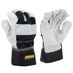 DEWALT PREMIUM SPLIT COWHIDE
LEATHER PALM GLOVES (LARGE)